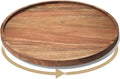 VERTORGAN Lazy Susan Bamboo Organizer for Kitchen,Cabinet(Large) | 360 Rotating Turntable,Spice Rack,Serving Tray,Pantry Vanity Organizer,Countertop Space-Saver by VERTORGAN