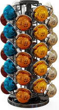 Nespresso Pods Holder Tower Stand,Vertuo Pod Holder 40 Pods Capacity,Black | Coffee Pods Holder Organizer Fits Vertuo Pods, 360°Revolving Pod Carousel, Space-Saving for Countertop,No Assembly Required by BLACKSMITHFAMILY