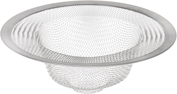 HIC Kitchen Mesh Sink Strainer, 18/8 Stainless Steel, 4.5-Inches by HIC