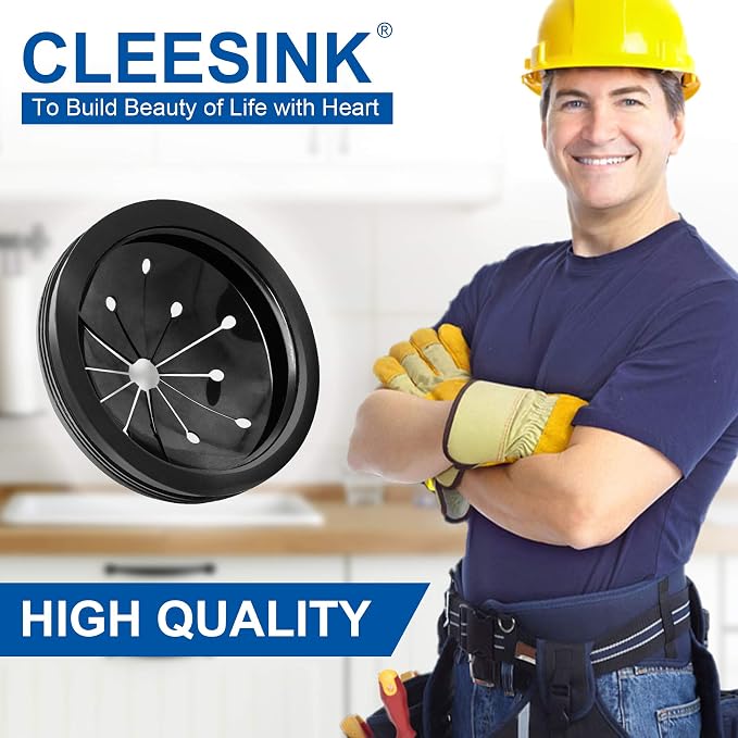 2 PCS Garbage Disposal Splash Guard Sink Baffle, Food Waste Disposer Accessories for Waste King, Whirlaway and GE Models (3 1/8 Inch) by CLEESINK - Image 7