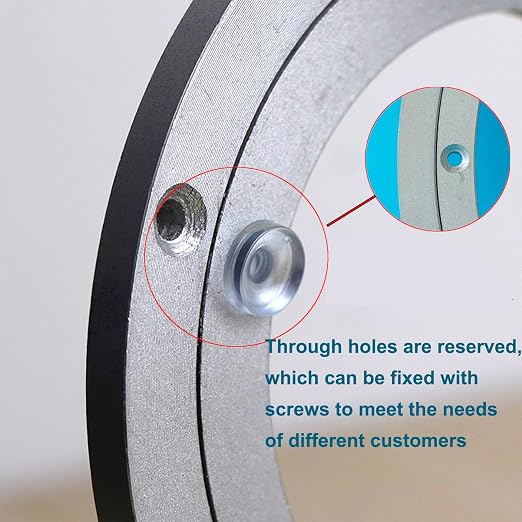 Aluminium Alloy Turntable Bearing, Heavy Duty Swivel Turntable Lazy Susan Rotating Bearing Turntable Round Dining Table Smooth Swivel Plate Hardware (300mm - 12inch) - Image 6