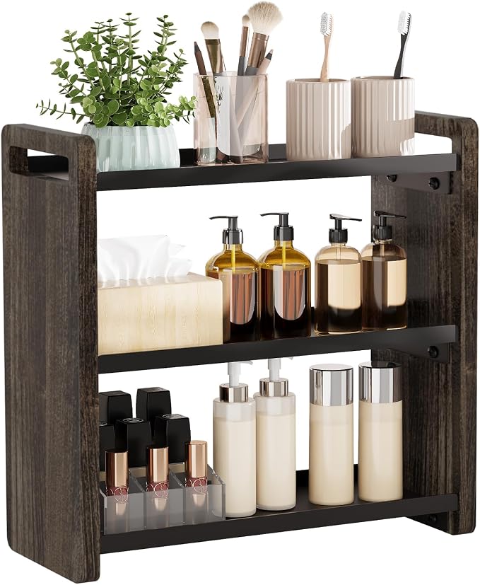 Bathroom Counter Organizer, Bathroom Sink Organizer, Vanity Shelf | Bathroom Organizers and Storage, Bathroom Countertop Organizer, Counter Shelf, Cologne Stand, Perfume Stand, Bathroom Decor by UJQSUN