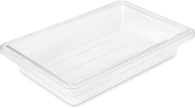 Rubbermaid Commercial Products Polycarbonate Food Storage Box/Tote, 2 Gallon, Clear, for Restaurant/Kitchen/Cafeteria - Image 3