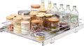 VEVOR 18.5"Wx21"Dx3.5"H Pull Out Cabinet Organizer, Heavy Duty Slide Out Pantry Shelves, Chrome-Plated Steel Roll Out Drawer, Drawer Storage for Home Under Sink, 20"Wx22"Dx7"H Install Size for Cabinet by VEVOR