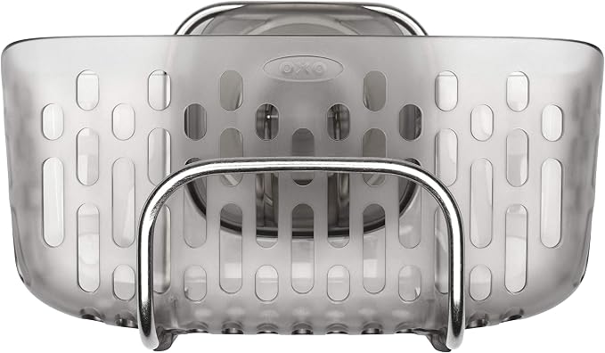 OXO Good Grips Stronghold Suction Sinkware Organizer, Sponge Holder | Sink Caddy, Suctions To Inside of Sink, Holds Sponges and Dish Cleaning Tools, Ideal for Keeping Counters Neat by Unknown