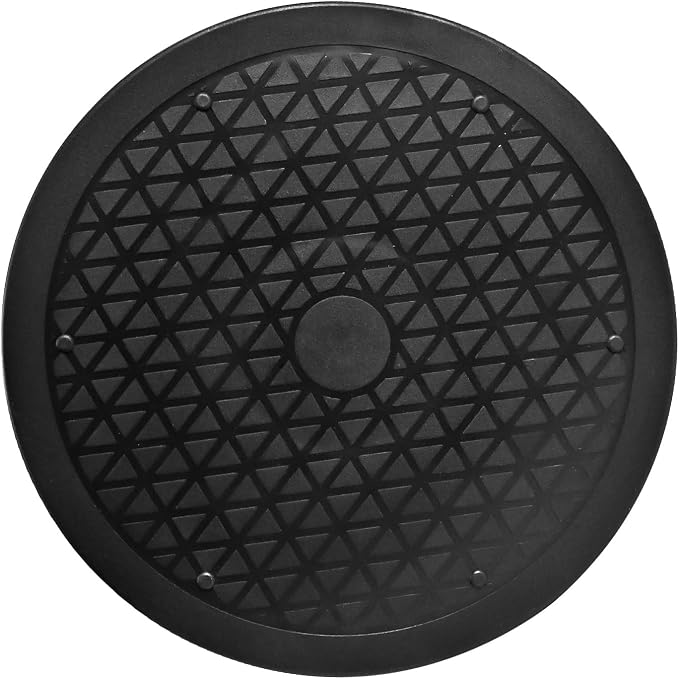 Lazy Susan Turntable 6 Pack, 12 Inch Black Plastic Organizer for Cabinet | Rotating Turntable Organizer for Pantry, Fridge, Kitchen Countertop, Bathroom Vanity - Image 4