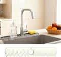 30 Inch Silicone Kitchen Sink Faucet Mat, Adjustable Waterproof Splash Guard Draining Mat Keep Countertops Dry (White) by Unknown