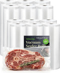 Vacuum Sealer Bags 12 Pack (6 Rolls 11"x20' + 6 Rolls 8"x20'), 240Feet | Commercial Grade, BPA Free, Freezer Bags, Sous Vide Cooking, Puncture Prevention, Kitchen Essentials, Kitchen Gadgets by xinbaolong
