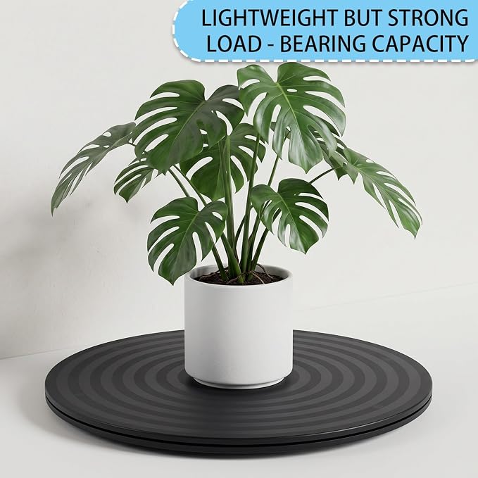 HSTECH 14 Inch Heavy Duty Rotating Swivel Stand - Lazy Susan with Steel Ball Bearings for Model Base/Rotating Plants/Crafts Stand Monitor/TV/Monitors/Potted Plants (360˚ Rotation) - Image 4