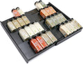 Bamboo Spice Drawer Organizer, 4-Tier Spice Rack for Cabinet | 12"-23" Expandable,No Assembly,Seasoning Storage Insert,(Need 3.1” Deep Drawer) Spice Organizer for Drawer,Jars Not Included by Thalomely