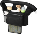 Accmor Universal Stroller Organizer with Insulated Cup Holder Detachable Phone Bag and Shoulder Strap,Stroller Bag Caddy Organizer for Uppababy, Baby Jogger, Britax Strollers by Accmor