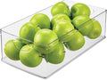 iDesign Stackable Clear Plastic Extra Long Storage Bin | Organizer for Kitchen Cabinet or Pantry by iDesign