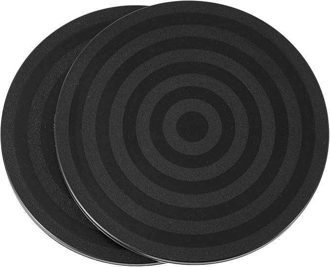 ZZRANYE 8 Inch Heavy Duty Rotating Swivel Stand - 360 Degree Rotating Lazy Susan Base with Steel Ball Bearings for Model Base/Rotating Plants/Crafts Stand Monitor/TV/Monitors/Potted Plants, Black - Image 3