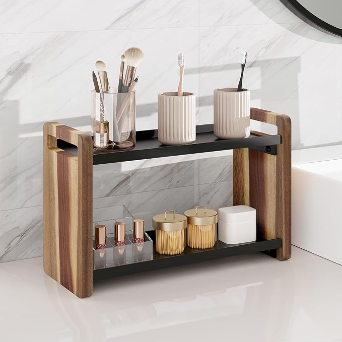 Bathroom Counter Organizer, Bathroom Sink Organizer, Vanity Shelf | Bathroom Organizers and Storage, Bathroom Countertop Organizer, Counter Shelf, Cologne Stand, Perfume Stand, Bathroom Decor - Image 2