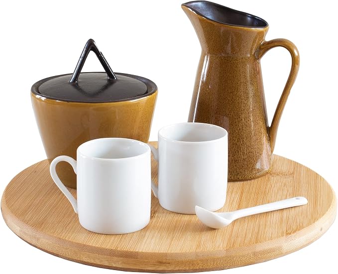 TB Home 10 Inch Bamboo Lazy Susan Turntable for Kitchen, Cabinet or Pantry | Keep spices, sauces, condiments, and seasonings within reach. Sized for kitchen cabinets, pantries, and countertops. by TB+Home
