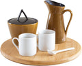 TB Home 10 Inch Bamboo Lazy Susan Turntable for Kitchen, Cabinet or Pantry | Keep spices, sauces, condiments, and seasonings within reach. Sized for kitchen cabinets, pantries, and countertops. by TB+Home