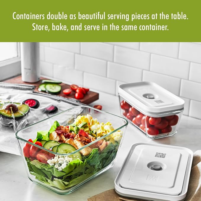 ZWILLING Fresh & Save Glass Airtight Food Storage Container, Meal Prep Container - Large - Image 5