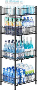 OYEAL Water Bottle Storage Holder 4 Tier Can Organizer for Pantry, Large Capacity Soda Can Organizer for Kitchen Party Organizers and Storage, Tumbler Mug Cup Holders by OYEAL