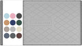 URMONA 40" x 22" Waterproof Silicone Mat in Multiple Sizes & Colors, Under Sink Mat for Kitchen & Bathroom, Pet Food Pad for Dogs & Cats, Kitchen Cabinet Liner, Multi-Purpose for Storage(Light Grey) by URMONA
