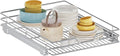 Pull Out Cabinet Organizer, 25.5" W x 21.5" D, Heavy Duty Chrome Slide Out Shelf for Wide Base Cabinets, Sliding Wire Basket Drawer for Pots, Pans, Appliances & Pantry Storage by Unknown
