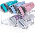 spospo Stackable Water Bottle Organizer for Stanley 40 oz Tumbler | Water Bottle Holder for Cabinet, Pantry Kitchen Organizers and Storage for Stanley Cup Accessories, Tumbler Organizer, 2 Pack by SPOSPO