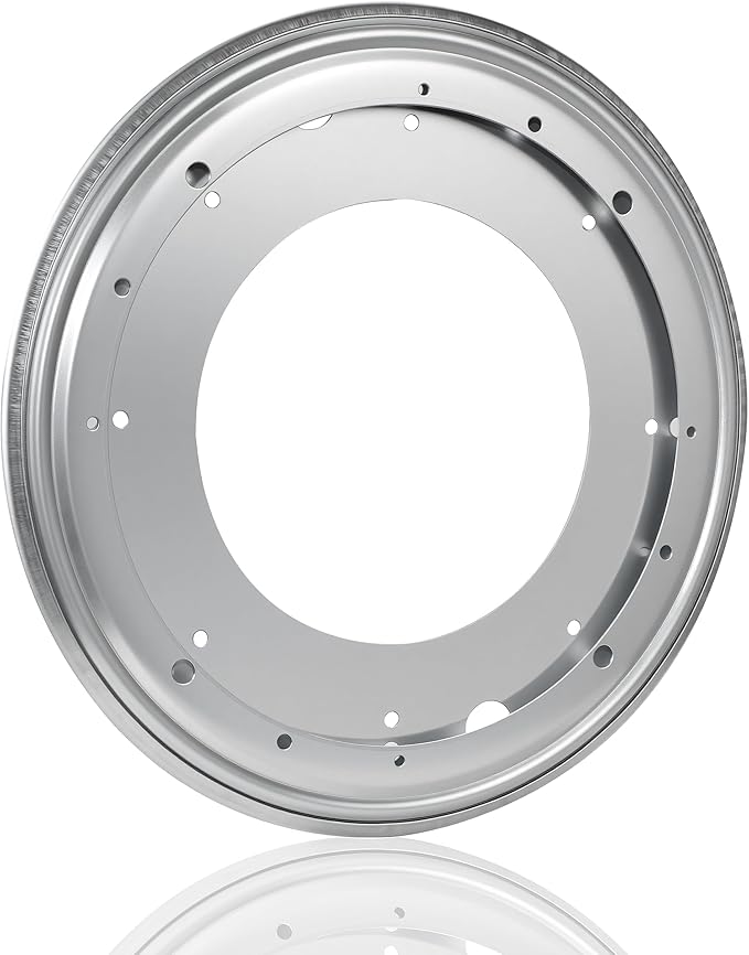 12-Inch Heavy Duty Lazy Susan Bearing, 1000LB Capacity Zinc Plated Turntable Hardware, for Smooth Rotation in Kitchen Cabinet, DIY Projects, Serving Tray Base (1-Pc) by Unknown