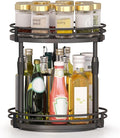 Across-Star Lazy-Susan-Organizer-Spice-Rack, Rotating Spice Organizer for Cabinet Pantry, Seasoning Holder Spice Shelf with Adjustable Height, Kitchen Counter Shelf Countertop Organizer by Acorss-Star