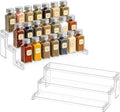 Lifewit 14″ Spice Rack, Perfume Cologne Stand,Tool-Free Assembly, 2 Pcs | 3-Tier Clear Display Riser Shelf, Cupcake Stand, Seasoning Figurine Makeup Holder, Room Decor, Kitchen Cabinet Storage by Lifewit