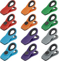 Chip Clips, Magnetic Bag Clips with Air Tight Seal for Food Storage, 12 Pieces, Multicolor by TACGEA