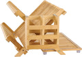 NOVAYEAH Bamboo Wooden Dish Rack, Wooden Dish Drying Drainer Rack | 3-Tier Collapsible Large Dish Drying Rack Folding Drying Holder for Kitchen Counter, Plate Holder Organization by NOVAYEAH