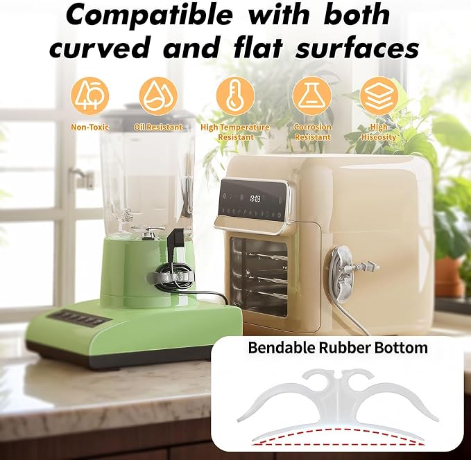 6PCS Appliance Cord Organizer,Upgraded Cord Organizer for Appliances,Wire Wrapper,Compatible with Air Fryers,Coffee Makers, Pressure Cookers, Toasters & Ovens - Image 4