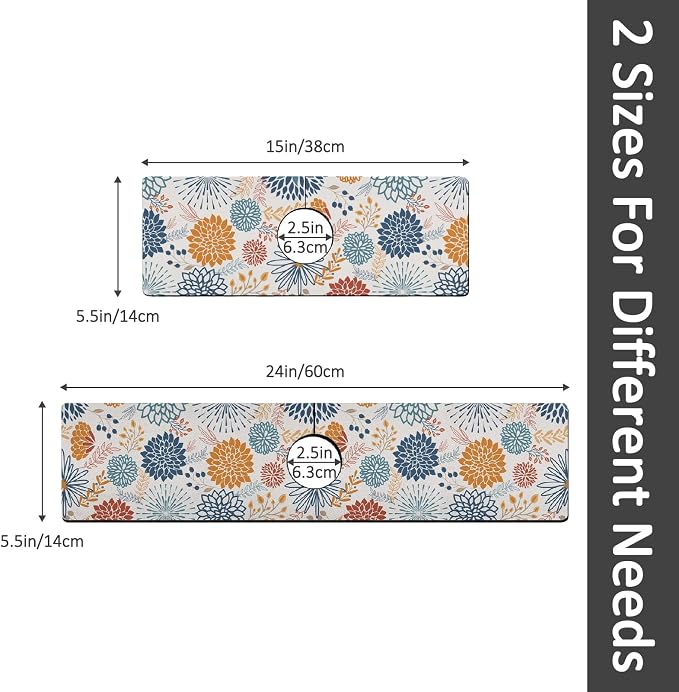 15" X 5.5" Kitchen Sink Splash Guard Faucet Mat Mandala Super Absorbent Fast Drying Faucet Guard & Draining Mat Sink Splash Guard Behind Faucet for Kitchen, Bathroom - Image 7