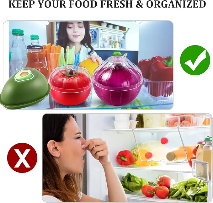 Avocado Storage Containers, Reusable Avocado Keeper for Fridge, Individual Avocado Saver Holder Organizer for Refrigerator to Keep Avocado Fresh - Image 4