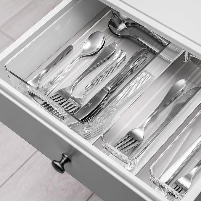 Sorbus Variety 15-Pack Clear Plastic Organizing Bins – Clear Bins for Organizing, Refrigerator Organizers, Fridge Organizer, Pantry Storage, Kitchen Organizer, and Pantry Organizers and Storage Bins - Image 5