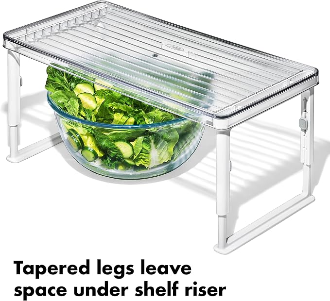 OXO Good Grips Adjustable Fridge Shelf Riser - Image 4