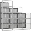 12 Pack X-Large Shoe Storage Boxes, Shoe Organizer Clear Stackable | Fit US Size 11, 6.2” Height, Shoe Dispaly Case Holder Bins Sneaker Storage for Sneakerheads, For Home and Family, Grey by Pinkpum