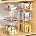 incostar 2 Sets of 3-Tier Bathroom Under Sink Organizers | Pull-Out Storage, With Dividers, Slide-Out Clear Storage, For Cupboard Bathroom Vanities Cabinet by INCOSTAR