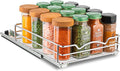 Pull Out Cabinet Organizer for Spices, Cans 8-3/8"W x 10-3/8"D x 2-1/8"H | Heavy Duty with Lifetime Limited Warranty, Pull Out Spice Rack, Cabinet Pull Out Shelf for Cans, Dishes, Etc, Easy to Reach by HOLDN%E2%80%99STORAGE
