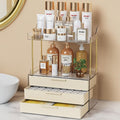 Anylady Bathroom Organizers and Storage, Makeup Organizer (Sturdy Durable Attractive), Ideal for Vanity, Countertop, Counter, Perfume, Skincare, Cabinet, Cosmetic, Dresser Organizer (Cream) by Anylady