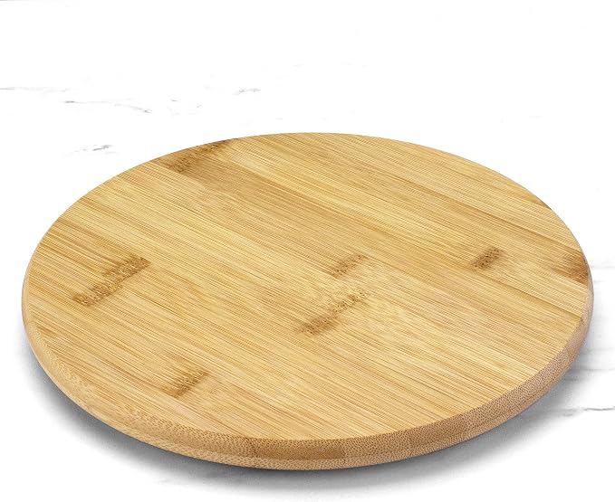 TB Home 10 Inch Bamboo Lazy Susan Turntable for Kitchen, Cabinet or Pantry | Keep spices, sauces, condiments, and seasonings within reach. Sized for kitchen cabinets, pantries, and countertops. - Image 5