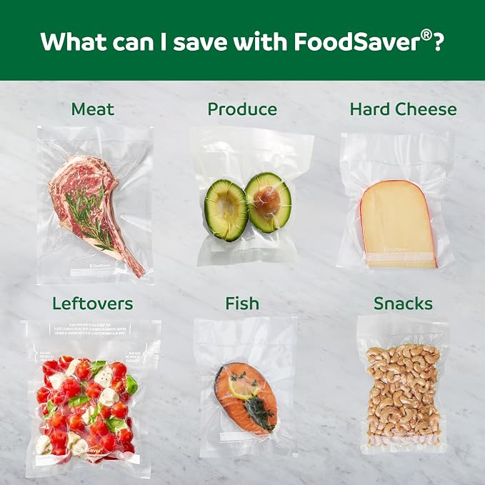 FoodSaver V4400 2-in-1 Vacuum Sealer Machine with Automatic Vacuum Sealer Bag Detection and Starter Kit - Image 5