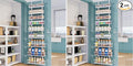 Eastherry Over The Door Pantry Organizer，9-Tier Over The Door Organizer with Adjustable Basket，Metal Hanging Pantry Organizers and Storage for Kitchen, Back of Door Seasoning Rack (Pack of 2) by Unknown