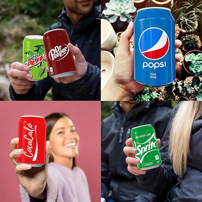 Silicone Can Covers 12 oz (355 ml) - Soda Can Cover - 5 Pk | Reusable, Fun Designs, Travel, Camping, Beach Days, Outdoor Parties, Fun Beverage Accessories, Gift for Outdoor Lovers - Image 6