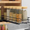 BOIVSHI Pull Out Spice Rack Organizer for Cabinet, Heavy Duty Slide Out Spice Rack Organizer for Kitchen Cabinets and Pantry, Fits Spices, Sauces, Canned Food (4.5''Wx10.5''Dx2.5''H) | 1 Tier Cabinet Spice Organizer, Space-saving for Cabinets, Small Sp... by BOIVSHI