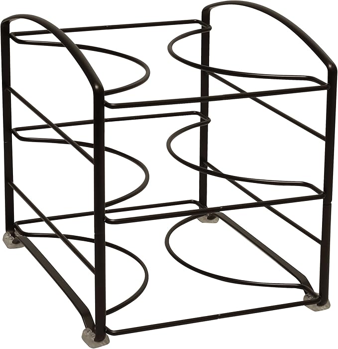 Deco Brothers Wrap Organizer Rack for Kitchen Cabinet, 3 Tier, Bronze | for Small / Standard Box, Height Clearance 2-1/2" - Image 3