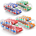 Soda Can Organizer for Refrigerator, Drink Organizer for Fridge, Automatic Rolling Can Dispenser Holder, Organize 11 Pcs Standard 11.15oz or 12oz Long Cans (4 Pack) by CACHOLIV