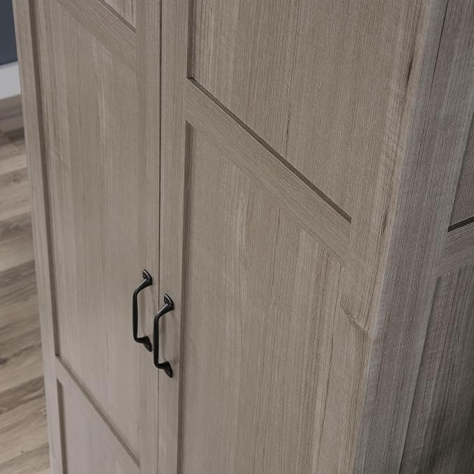 Sauder Select 71" Storage Cabinet, Pantry Cabinet Kitchen Storage with Adjustable Shelves, Bathroom Storage Cabinet, in Silver Sycamore - Image 6