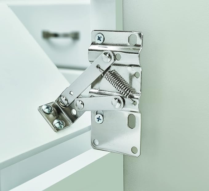 Rev-A-Shelf 14" Tip-Out Plastic Sink Trays for Kitchen and Bathroom Base Cabinet, Pull Out Vanity Shelf Home Organizer, White, 6572-14-11-52 - Image 7