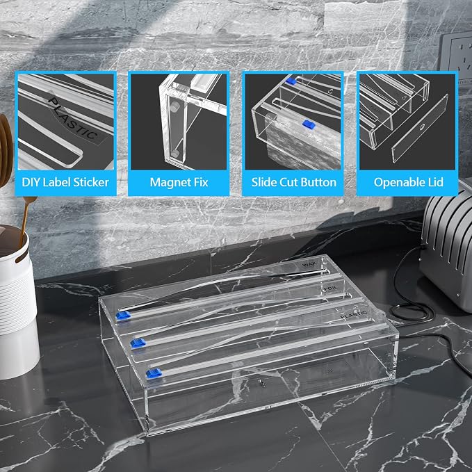 Tin Foil Organizer for Drawer | 12 Labels - Image 3