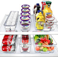 Sorbus Fridge Bins and Freezer Bins Refrigerator Organizer Stackable Food Storage Containers BPA-Free Drawer Organizers for Refrigerator Freezer and Pantry by Sorbus